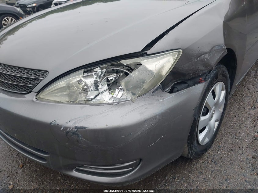 2002 Toyota Camry VIN JTDBE32K920044124 IAAI salvage auction — LEFT FRONT, Clear (Massachusetts), sold $475 on 2026-07-15 (photo 6)