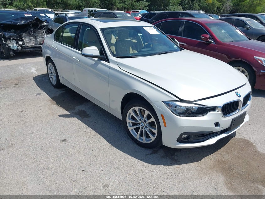 2016 BMW 3er VIN WBA8E1G5XGNT34509 IAAI salvage auction — NORMAL WEAR, Original (Texas), sold $1,125 on 2026-07-29 (photo 1)