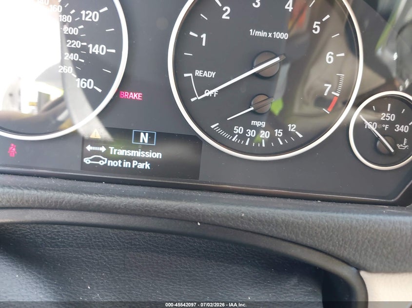 2016 BMW 3er VIN WBA8E1G5XGNT34509 IAAI salvage auction — NORMAL WEAR, Original (Texas), sold $1,125 on 2026-07-29 (photo 7)