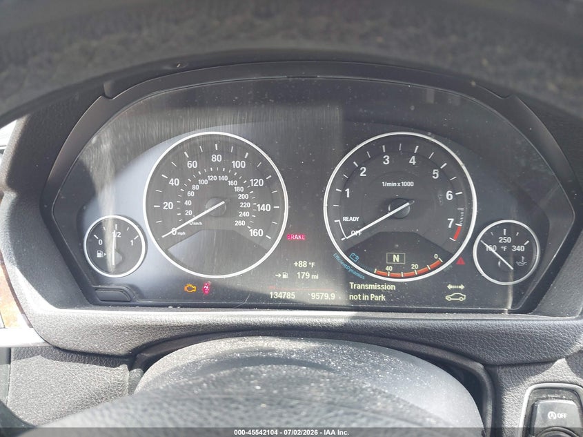2015 BMW 3er VIN WBA3A5C51FP605415 IAAI salvage auction — NORMAL WEAR, Original (Texas), sold $600 on 2026-07-28 (photo 7)
