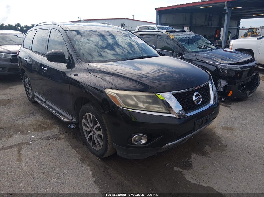2015 Nissan Pathfinder VIN 5N1AR2MN2FC647725 IAAI salvage auction — NORMAL WEAR, Clear (Louisiana), sold $400 on 2026-07-22 (photo 1)