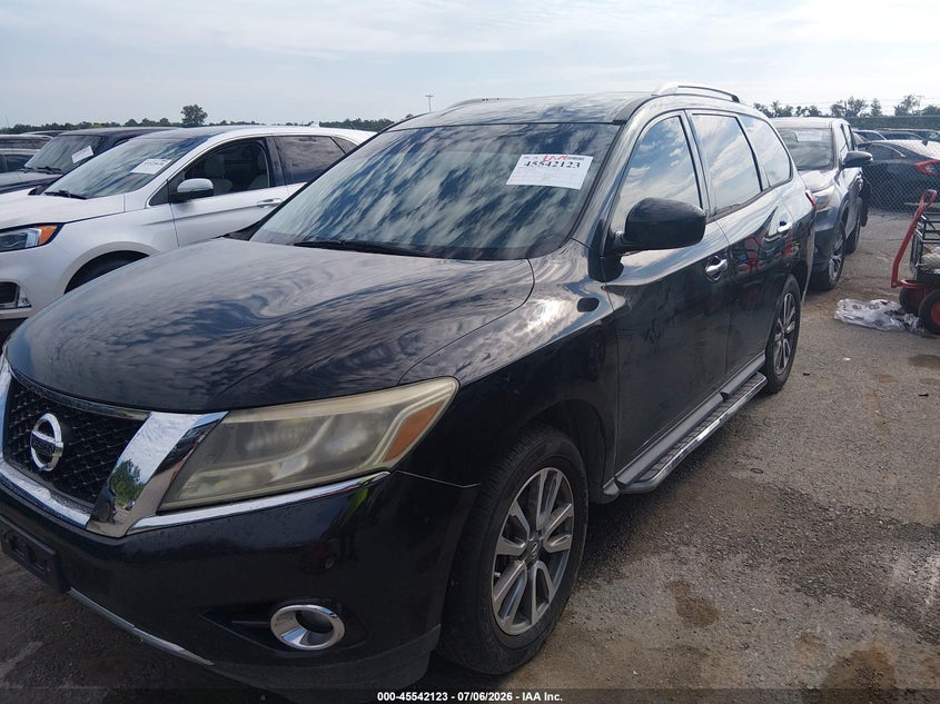 2015 Nissan Pathfinder VIN 5N1AR2MN2FC647725 IAAI salvage auction — NORMAL WEAR, Clear (Louisiana), sold $400 on 2026-07-22 (photo 2)