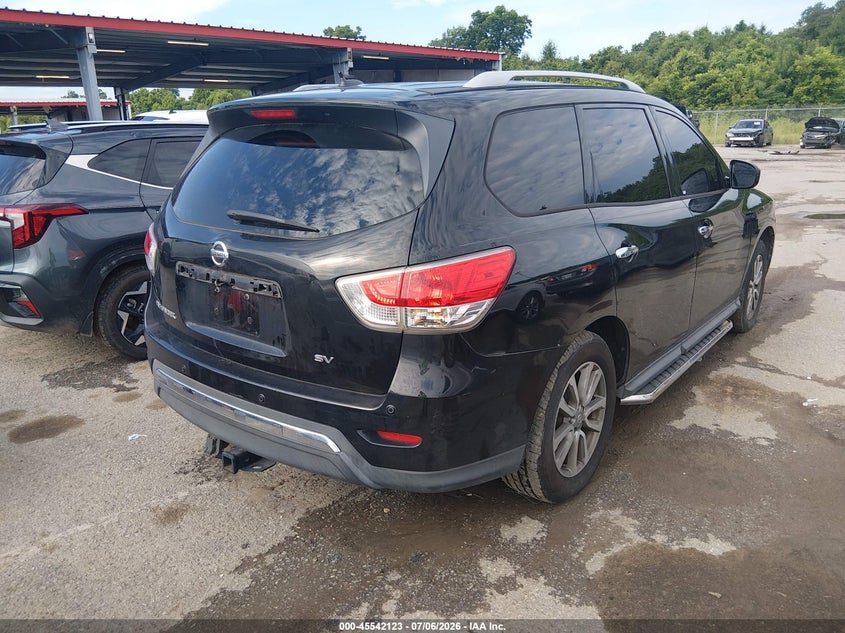 2015 Nissan Pathfinder VIN 5N1AR2MN2FC647725 IAAI salvage auction — NORMAL WEAR, Clear (Louisiana), sold $400 on 2026-07-22 (photo 4)