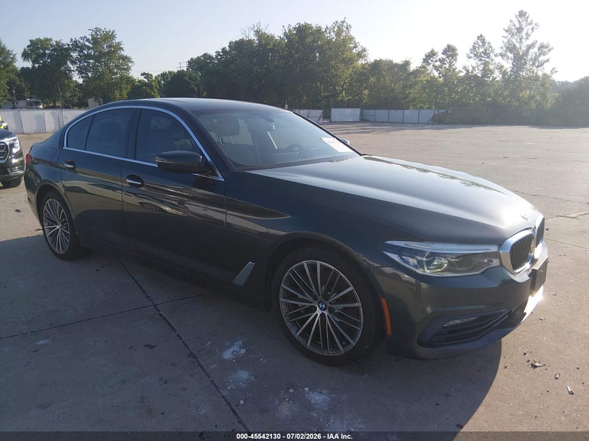 2017 BMW 5er VIN WBAJE7C30HG479248 IAAI salvage auction — NORMAL WEAR, Salvage Title, sold $3,900 on 2026-07-17 (photo 1)