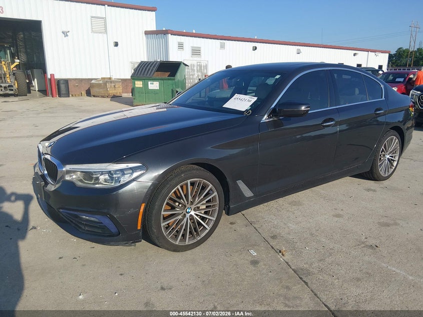 2017 BMW 5er VIN WBAJE7C30HG479248 IAAI salvage auction — NORMAL WEAR, Salvage Title, sold $3,900 on 2026-07-17 (photo 2)