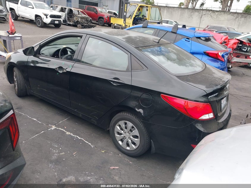 2016 Hyundai Accent VIN KMHCT4AE3GU102123 IAAI salvage auction — THEFT, Salvage Title, sold $450 on 2026-07-15 (photo 3)