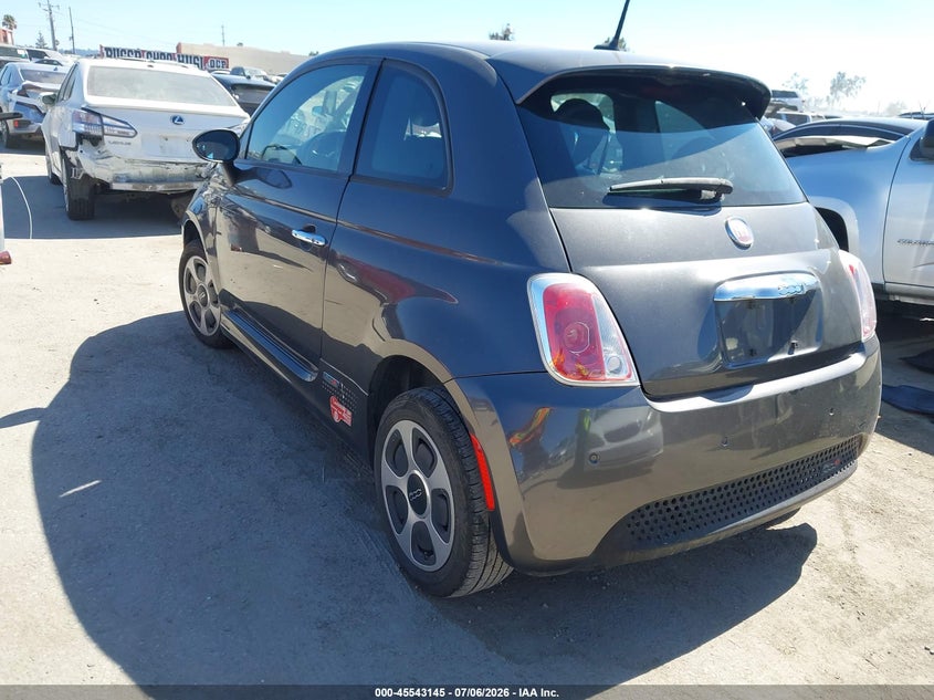 2014 Fiat 500 VIN 3C3CFFGEXET175872 IAAI salvage auction — FRONT END, Salvage Title, sold $225 on 2026-08-12 (photo 3)