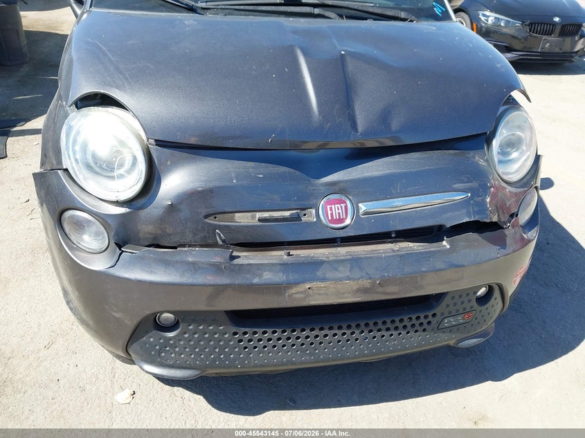 2014 Fiat 500 VIN 3C3CFFGEXET175872 IAAI salvage auction — FRONT END, Salvage Title, sold $225 on 2026-08-12 (photo 6)