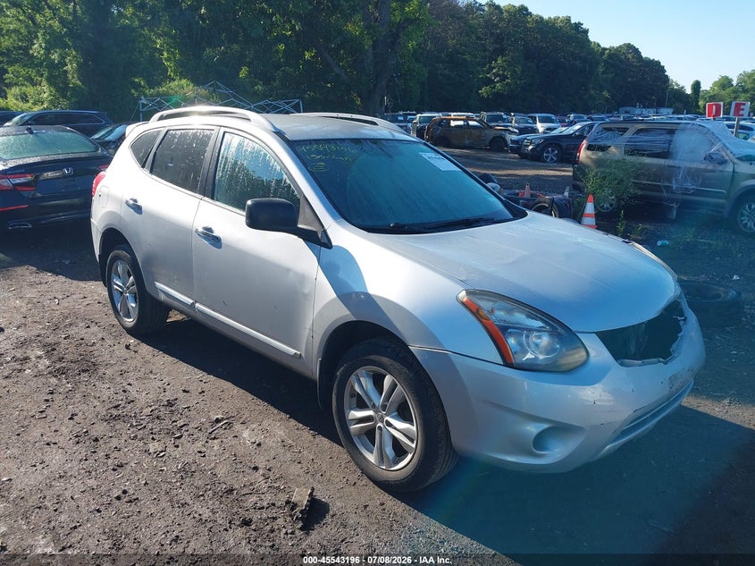 2015 Nissan Rogue VIN JN8AS5MV7FW769476 IAAI salvage auction — RIGHT SIDE, Mv-907A (New York), sold $450 on 2026-07-14 (photo 1)