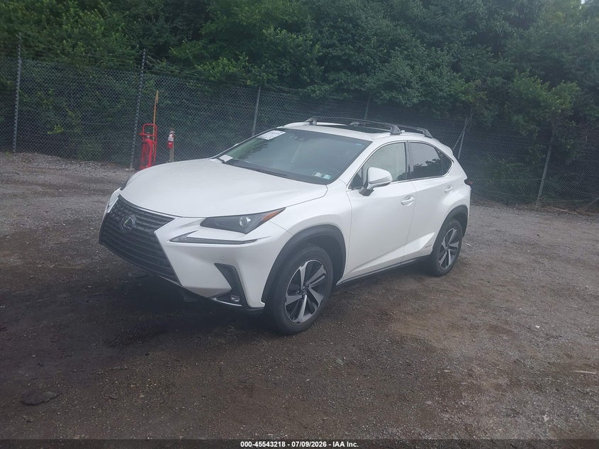 2018 Lexus Nx VIN JTJBJRBZ9J2080133 IAAI salvage auction — RIGHT REAR, Salvage (Pennsylvania), sold $7,300 on 2026-07-24 (photo 2)