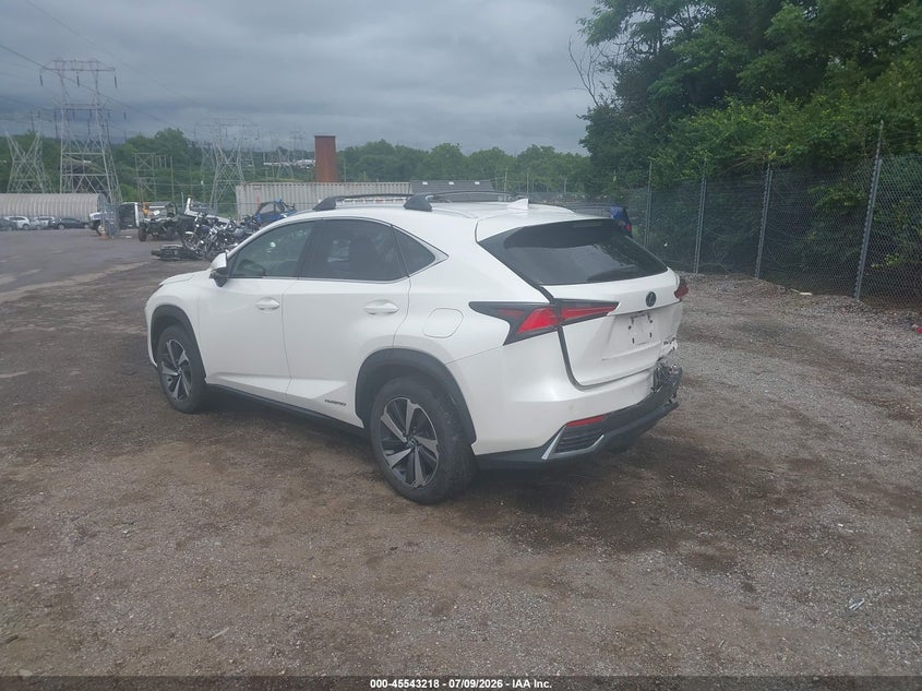 2018 Lexus Nx VIN JTJBJRBZ9J2080133 IAAI salvage auction — RIGHT REAR, Salvage (Pennsylvania), sold $7,300 on 2026-07-24 (photo 3)
