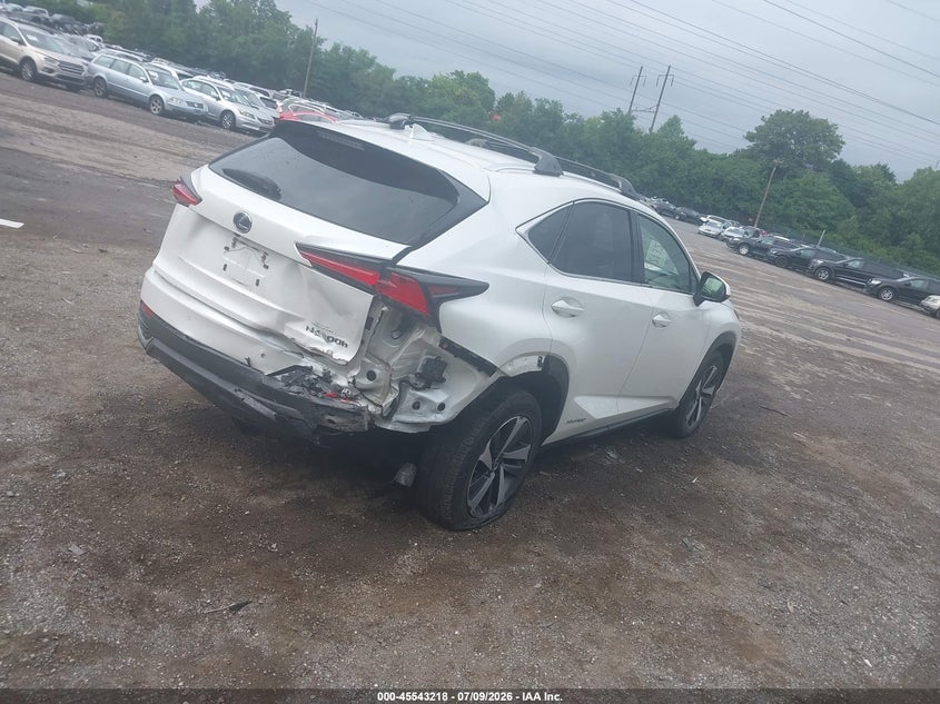 2018 Lexus Nx VIN JTJBJRBZ9J2080133 IAAI salvage auction — RIGHT REAR, Salvage (Pennsylvania), sold $7,300 on 2026-07-24 (photo 4)