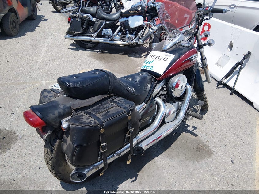 2002 Kawasaki Vn800 VIN JKBVNCA182B508181 IAAI salvage auction — NORMAL WEAR, Clear - Dealer Only (California), sold $250 on 2026-07-09 (photo 4)