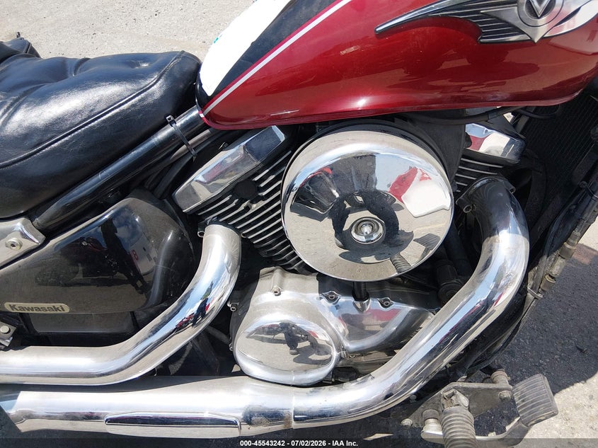 2002 Kawasaki Vn800 VIN JKBVNCA182B508181 IAAI salvage auction — NORMAL WEAR, Clear - Dealer Only (California), sold $250 on 2026-07-09 (photo 8)