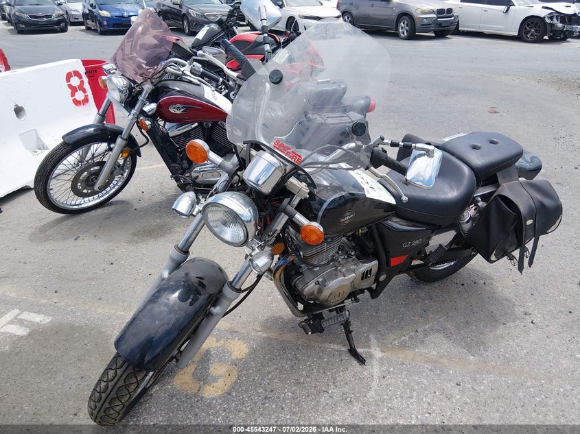 2002 Suzuki Gz250 VIN VTTNJ48A222100936 IAAI salvage auction — NORMAL WEAR, Clear - Dealer Only (California), sold $125 on 2026-07-09 (photo 2)