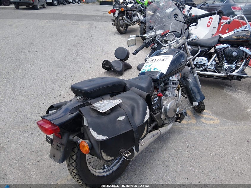 2002 Suzuki Gz250 VIN VTTNJ48A222100936 IAAI salvage auction — NORMAL WEAR, Clear - Dealer Only (California), sold $125 on 2026-07-09 (photo 4)