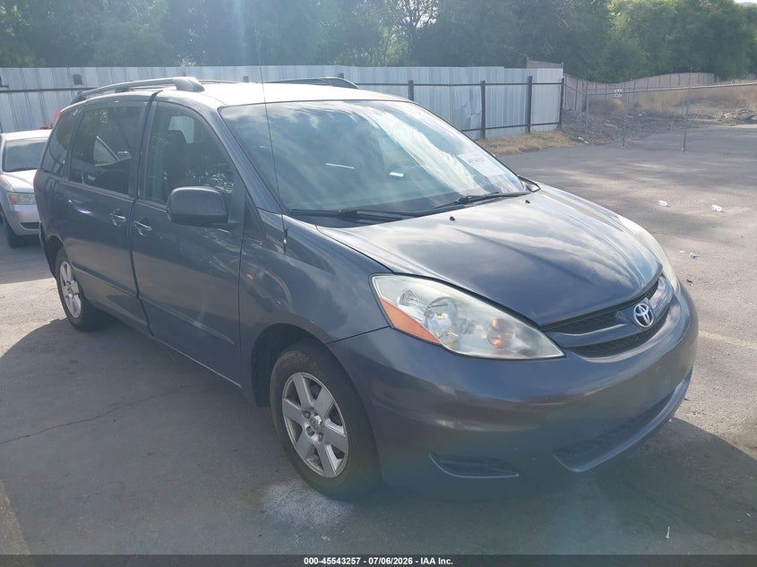 2006 Toyota Sienna VIN 5TDZA23C46S398163 IAAI salvage auction — REAR END, Salvage (Utah), sold $850 on 2026-07-23 (photo 1)