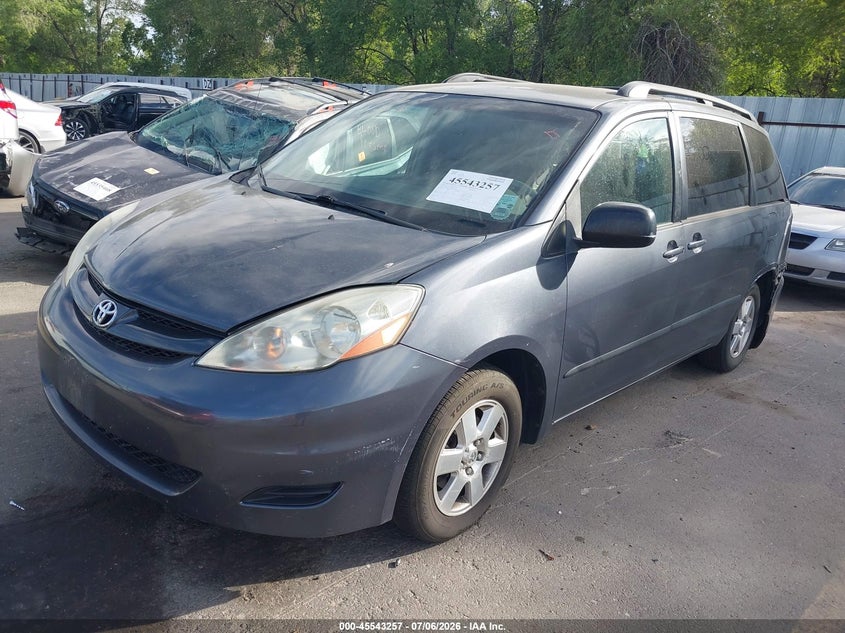 2006 Toyota Sienna VIN 5TDZA23C46S398163 IAAI salvage auction — REAR END, Salvage (Utah), sold $850 on 2026-07-23 (photo 2)