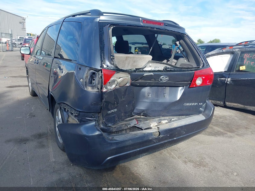 2006 Toyota Sienna VIN 5TDZA23C46S398163 IAAI salvage auction — REAR END, Salvage (Utah), sold $850 on 2026-07-23 (photo 6)