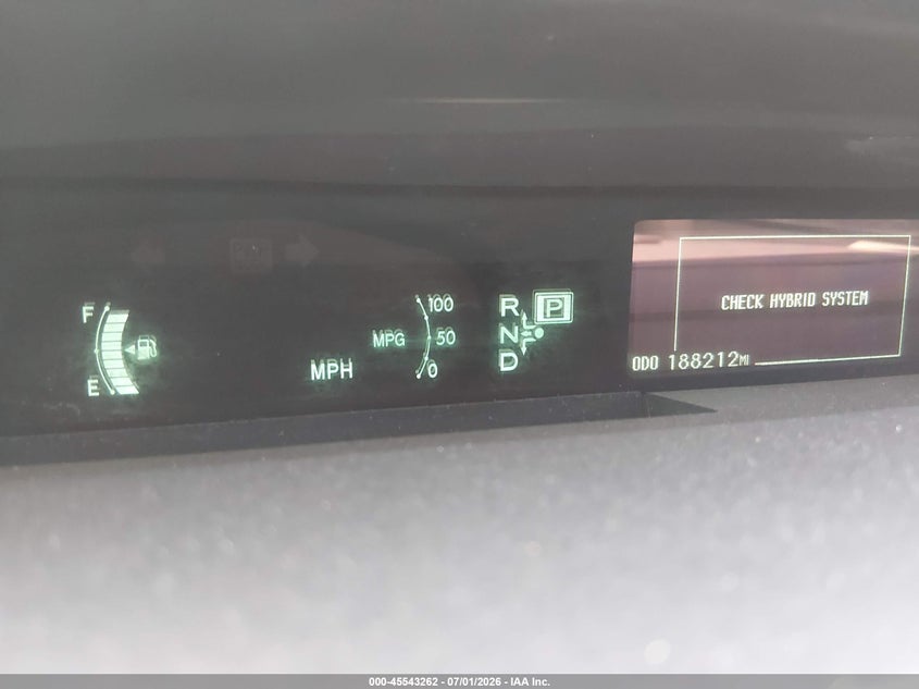2011 Toyota Prius VIN JTDKN3DU3B1474241 IAAI salvage auction — NORMAL WEAR, Clear-Dealer Only (Arizona), sold $600 on 2026-07-28 (photo 7)