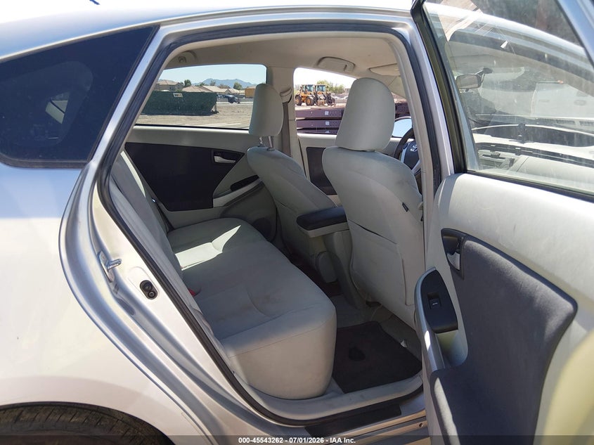 2011 Toyota Prius VIN JTDKN3DU3B1474241 IAAI salvage auction — NORMAL WEAR, Clear-Dealer Only (Arizona), sold $600 on 2026-07-28 (photo 8)