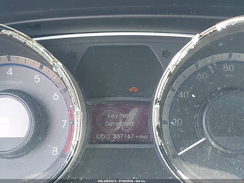 2013 Hyundai Sonata VIN 5NPEC4AC1DH641907 IAAI salvage auction — NORMAL WEAR, Clear (Maryland), sold $475 on 2026-07-27 (photo 7)