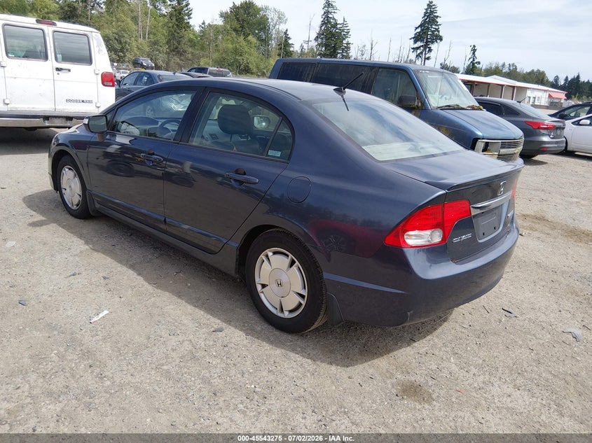 2010 Honda Civic hybrid VIN JHMFA3F20AS002370 IAAI salvage auction — NORMAL WEAR, Clear (Washington), sold $1,050 on 2026-07-09 (photo 3)