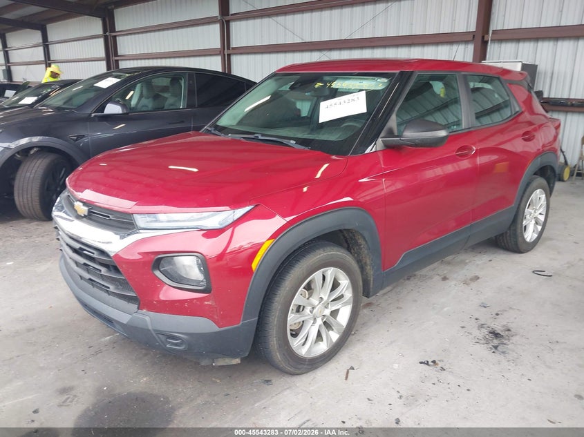 2021 Chevrolet Trailblazer VIN KL79MMS25MB142952 IAAI salvage auction — REAR END, Rebuildable (Florida), sold $2,450 on 2026-07-28 (photo 2)