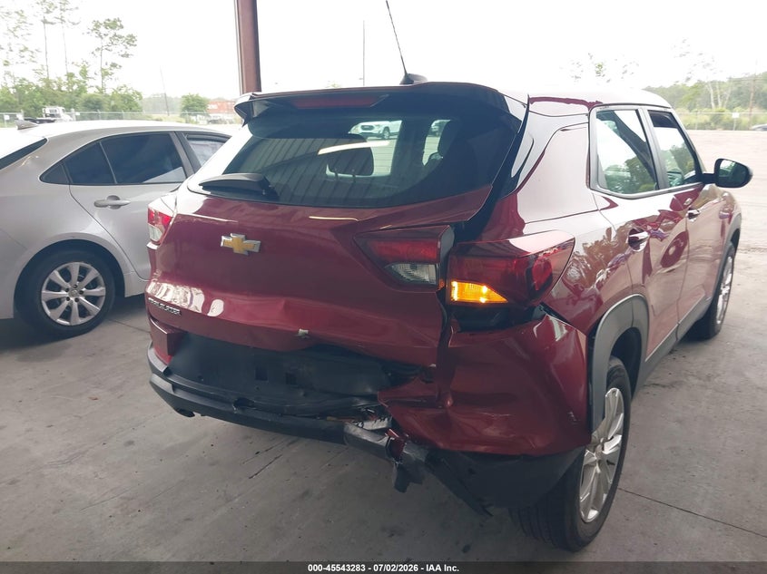 2021 Chevrolet Trailblazer VIN KL79MMS25MB142952 IAAI salvage auction — REAR END, Rebuildable (Florida), sold $2,450 on 2026-07-28 (photo 6)