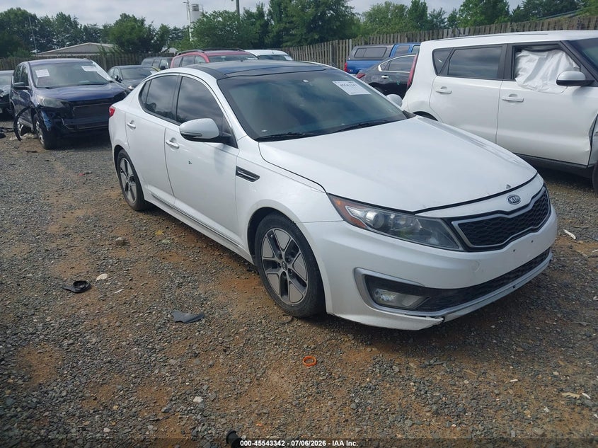 2012 Kia Optima VIN KNAGM4AD2C5009752 IAAI salvage auction — NORMAL WEAR, Clear (Pennsylvania), sold $400 on 2026-07-27 (photo 1)