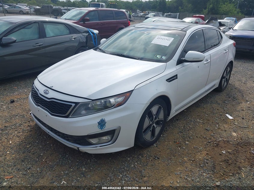 2012 Kia Optima VIN KNAGM4AD2C5009752 IAAI salvage auction — NORMAL WEAR, Clear (Pennsylvania), sold $400 on 2026-07-27 (photo 2)