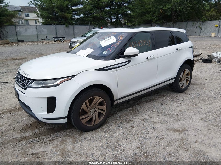 2020 Land rover Range rover evoque VIN SALZJ2FX9LH042573 IAAI salvage auction — REAR END, Salvage (New Jersey), sold $8,525 on 2026-08-18 (photo 2)