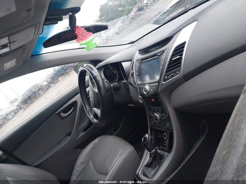 2015 Hyundai Elantra VIN KMHDH4AE8FU437785 IAAI salvage auction — FRONT END, Clear (Massachusetts), sold $575 on 2026-07-11 (photo 5)