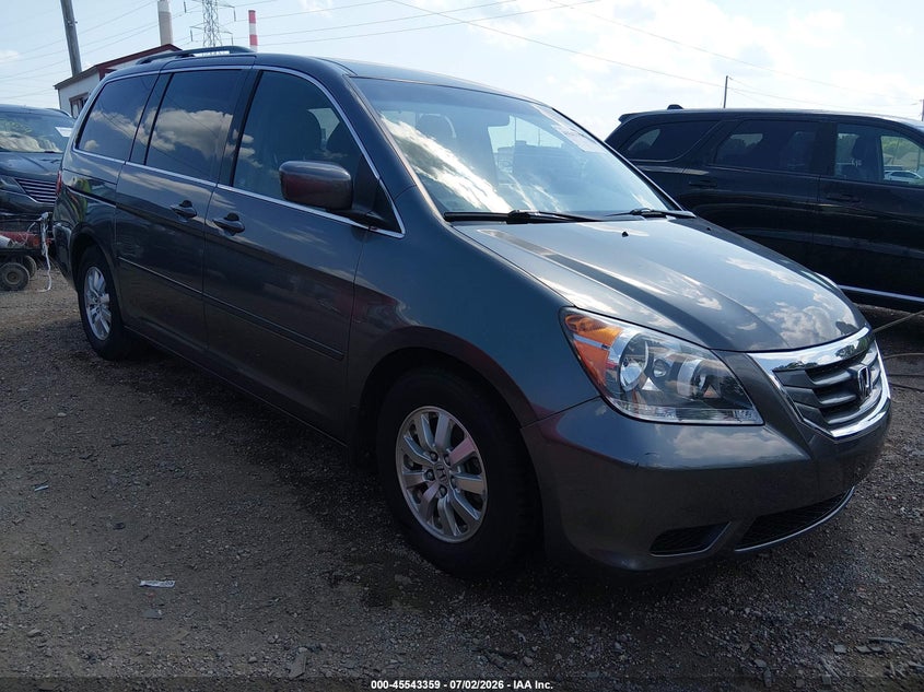 2010 Honda Odyssey VIN 5FNRL3H47AB060903 IAAI salvage auction — REAR END, Clear (Indiana), sold $4,450 on 2026-08-03 (photo 1)