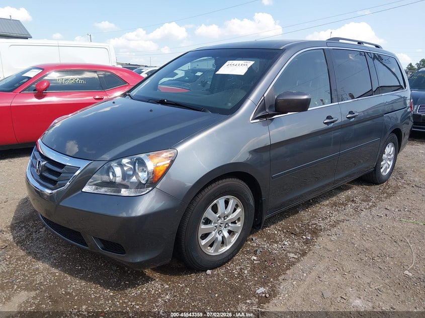 2010 Honda Odyssey VIN 5FNRL3H47AB060903 IAAI salvage auction — REAR END, Clear (Indiana), sold $4,450 on 2026-08-03 (photo 2)