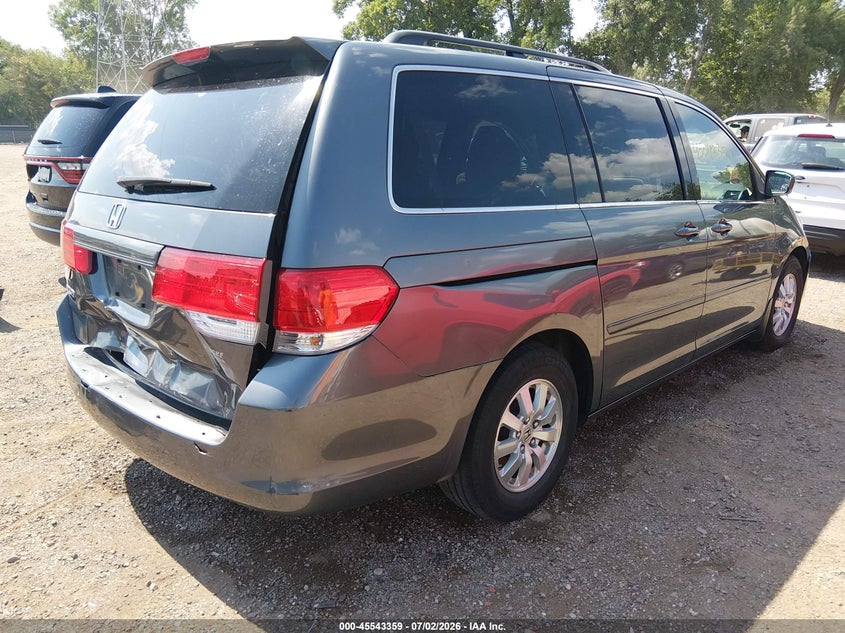 2010 Honda Odyssey VIN 5FNRL3H47AB060903 IAAI salvage auction — REAR END, Clear (Indiana), sold $4,450 on 2026-08-03 (photo 4)