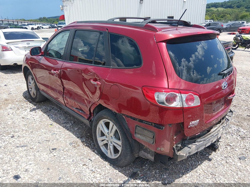 2011 Hyundai Santa fe VIN 5XYZKDAG2BG027315 IAAI salvage auction — SIDE, Salvage (Arkansas), sold $425 on 2026-08-02 (photo 3)