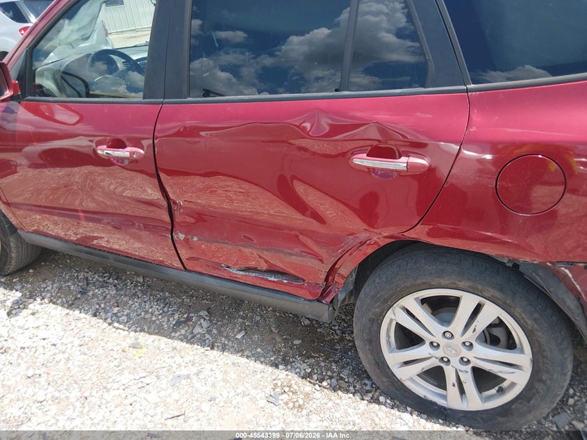 2011 Hyundai Santa fe VIN 5XYZKDAG2BG027315 IAAI salvage auction — SIDE, Salvage (Arkansas), sold $425 on 2026-08-02 (photo 6)