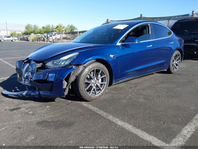 2018 Tesla Model 3 VIN 5YJ3E1EA0JF124973 IAAI salvage auction — FRONT END, Salvage (Nevada), sold $5,975 on 2026-08-01 (photo 2)