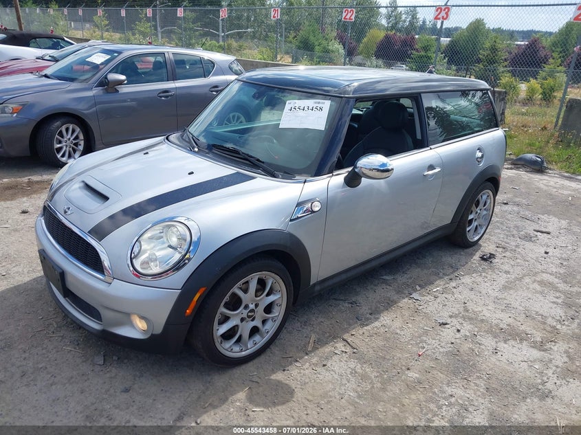 2009 Mini Cooper VIN WMWMM33519TP92621 IAAI salvage auction — REAR END, Clear (Washington), sold $425 on 2026-07-29 (photo 2)
