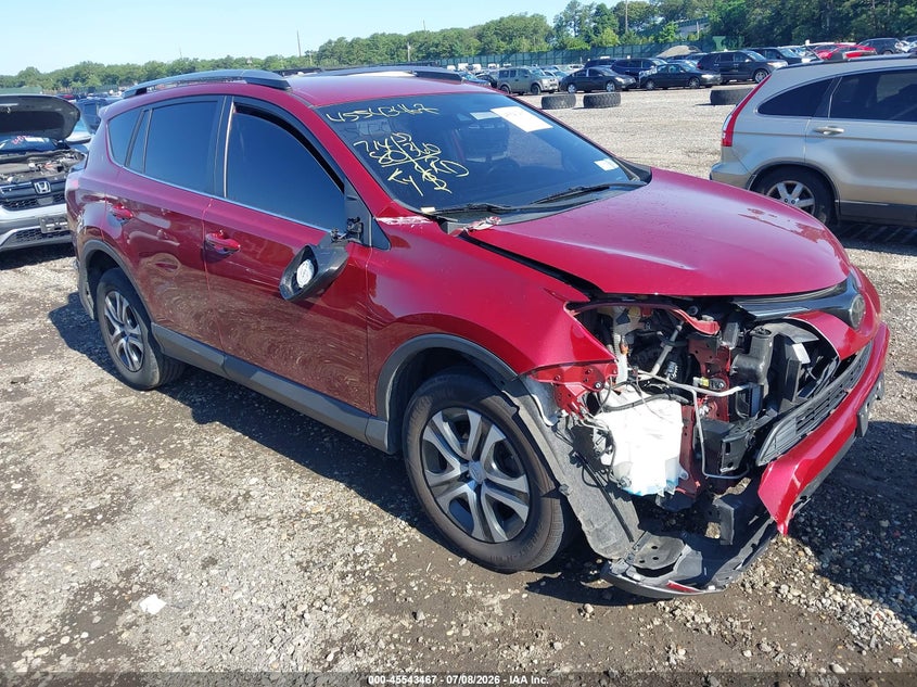 2018 Toyota Rav 4 VIN JTMBFREV1JD233539 IAAI salvage auction — FRONT & REAR, Salvage Title, sold $5,400 on 2026-07-21 (photo 1)