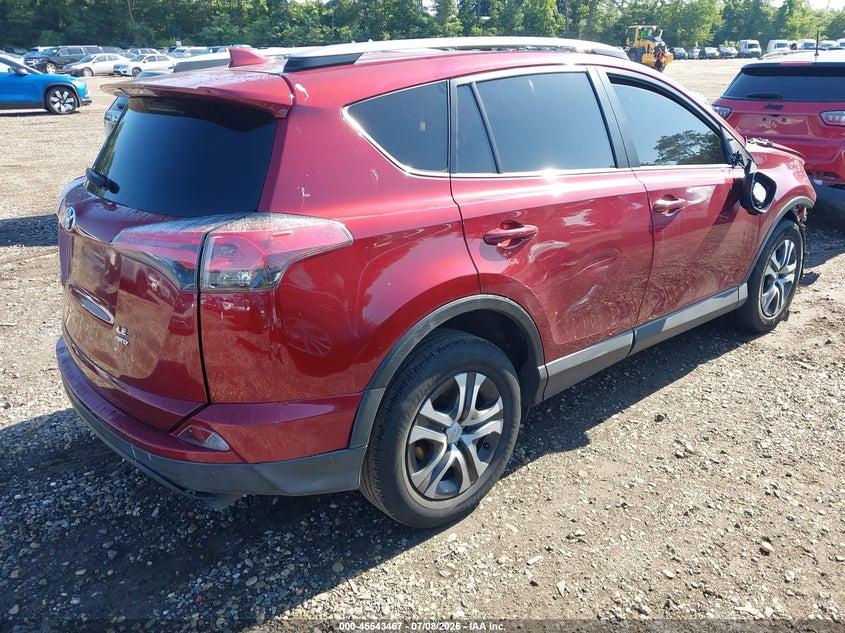 2018 Toyota Rav 4 VIN JTMBFREV1JD233539 IAAI salvage auction — FRONT & REAR, Salvage Title, sold $5,400 on 2026-07-21 (photo 4)
