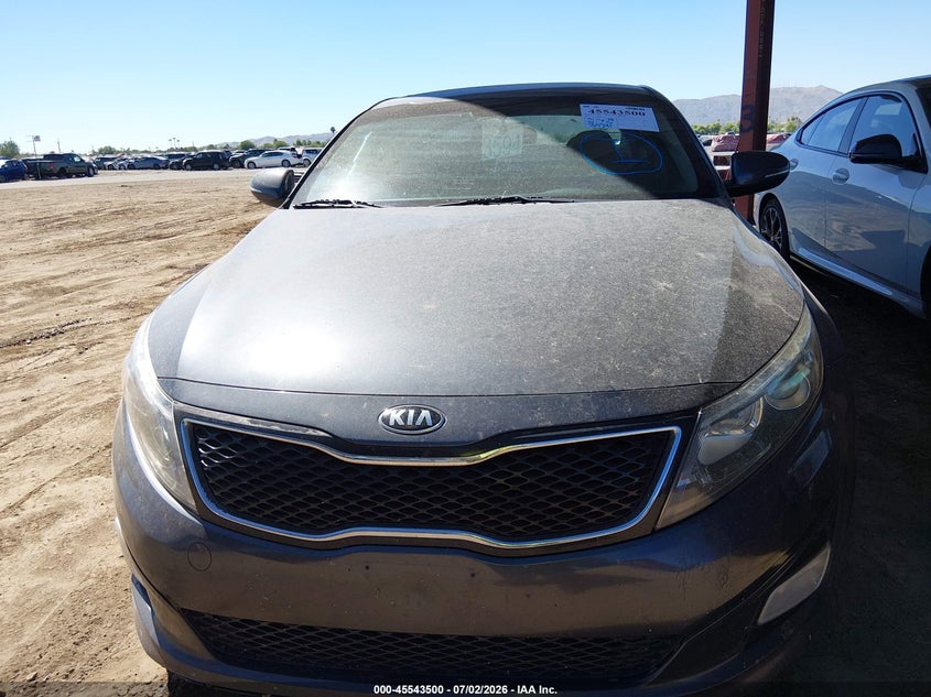 2015 Kia Optima VIN KNAGM4A75F5621622 IAAI salvage auction — NORMAL WEAR, Clear-Dealer Only (Arizona), sold $400 on 2026-07-28 (photo 6)
