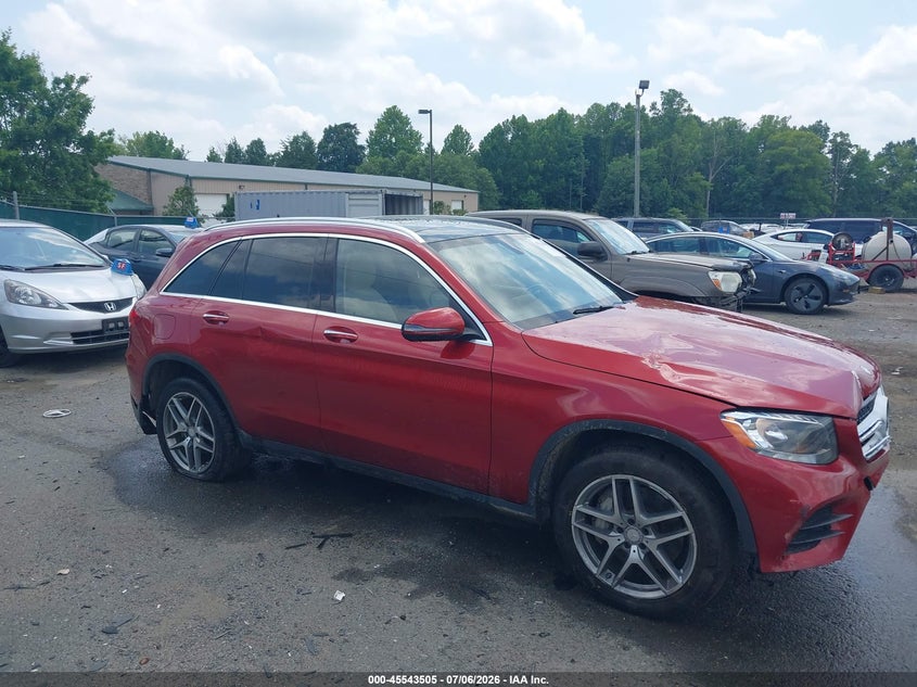 2016 Mercedes-benz Glc class VIN WDC0G4KB2GF012086 IAAI salvage auction — FRONT END, Salvage (Virginia), sold $2,150 on 2026-07-27 (photo 1)