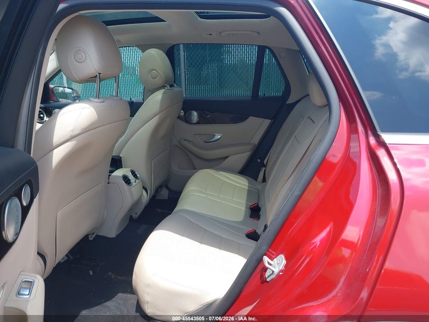 2016 Mercedes-benz Glc class VIN WDC0G4KB2GF012086 IAAI salvage auction — FRONT END, Salvage (Virginia), sold $2,150 on 2026-07-27 (photo 8)