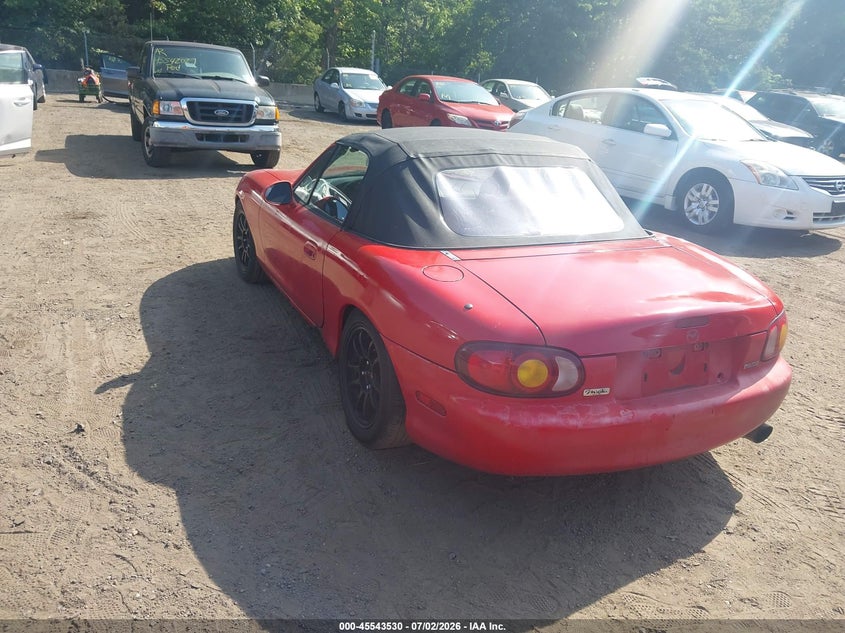 1999 Mazda Mx-5 miata VIN JM1NB3533X0110734 IAAI salvage auction — NORMAL WEAR, Clear (Virginia), sold $500 on 2026-07-13 (photo 3)
