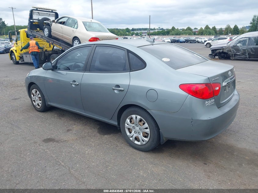 2010 Hyundai Elantra VIN KMHDU4ADXAU871850 IAAI salvage auction — NORMAL WEAR, Clear-Dealer Only (Oregon), sold $725 on 2026-07-09 (photo 3)