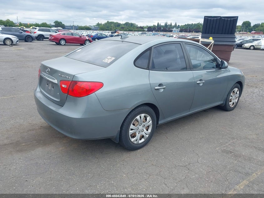 2010 Hyundai Elantra VIN KMHDU4ADXAU871850 IAAI salvage auction — NORMAL WEAR, Clear-Dealer Only (Oregon), sold $725 on 2026-07-09 (photo 4)