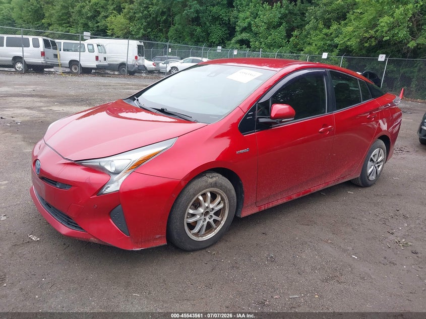 2017 Toyota Prius VIN JTDKBRFU1H3562355 IAAI salvage auction — NORMAL WEAR, Clear (Maryland), sold $2,450 on 2026-07-14 (photo 2)