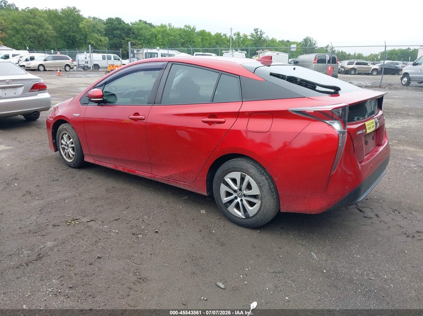 2017 Toyota Prius VIN JTDKBRFU1H3562355 IAAI salvage auction — NORMAL WEAR, Clear (Maryland), sold $2,450 on 2026-07-14 (photo 3)